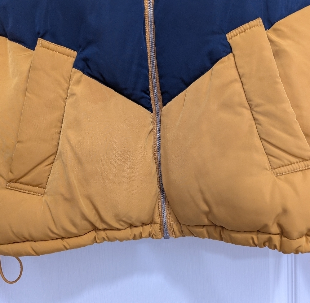 Love Tree Chevron Colorblock Puffer Jacket - Picture 9 of 14
